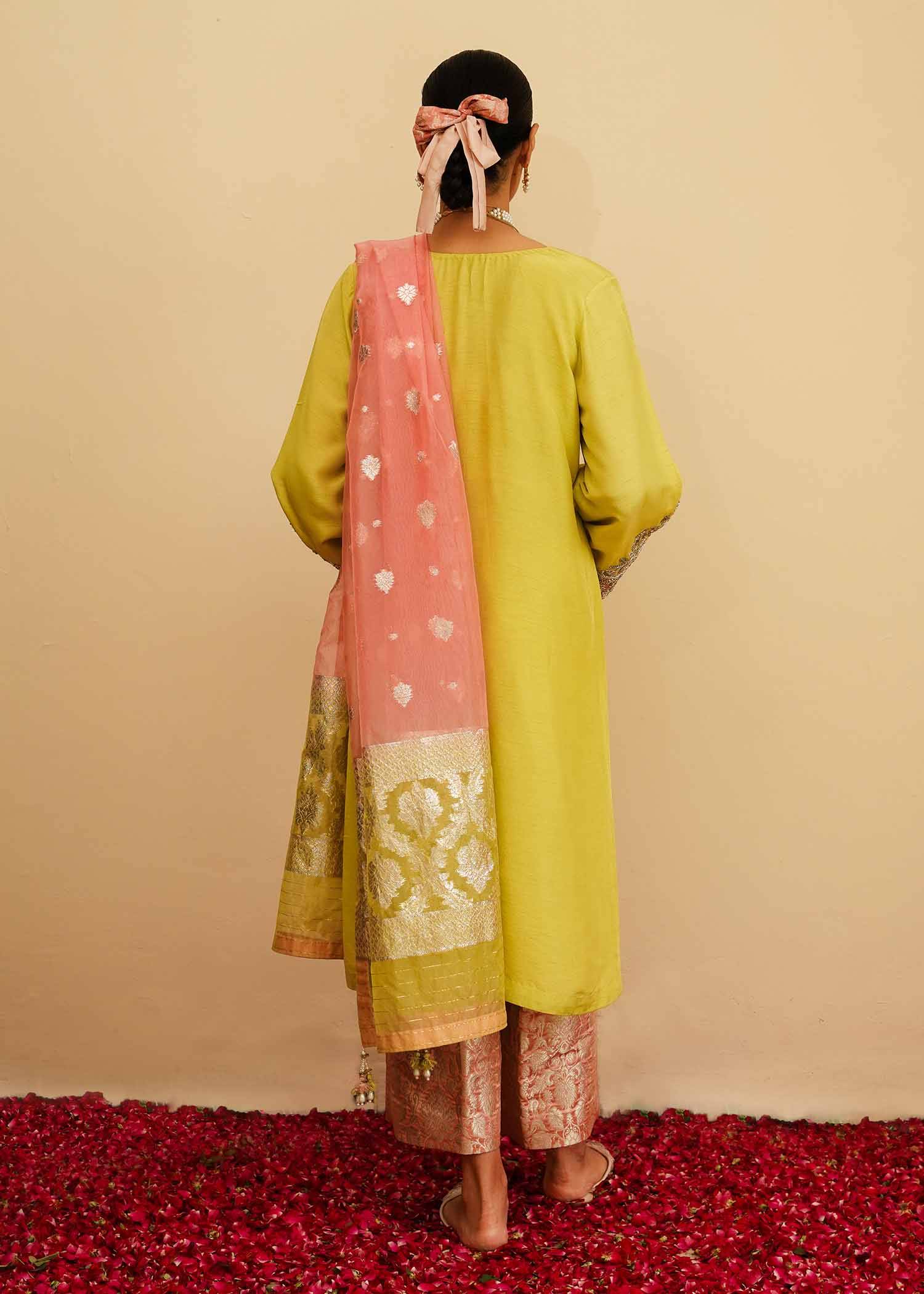 Mahgul | Eid Edit 2024 | Lemon Mint - Pakistani Designer Dress - by Mahgul | Type: Luxury - 100% Original at Saira Sultan