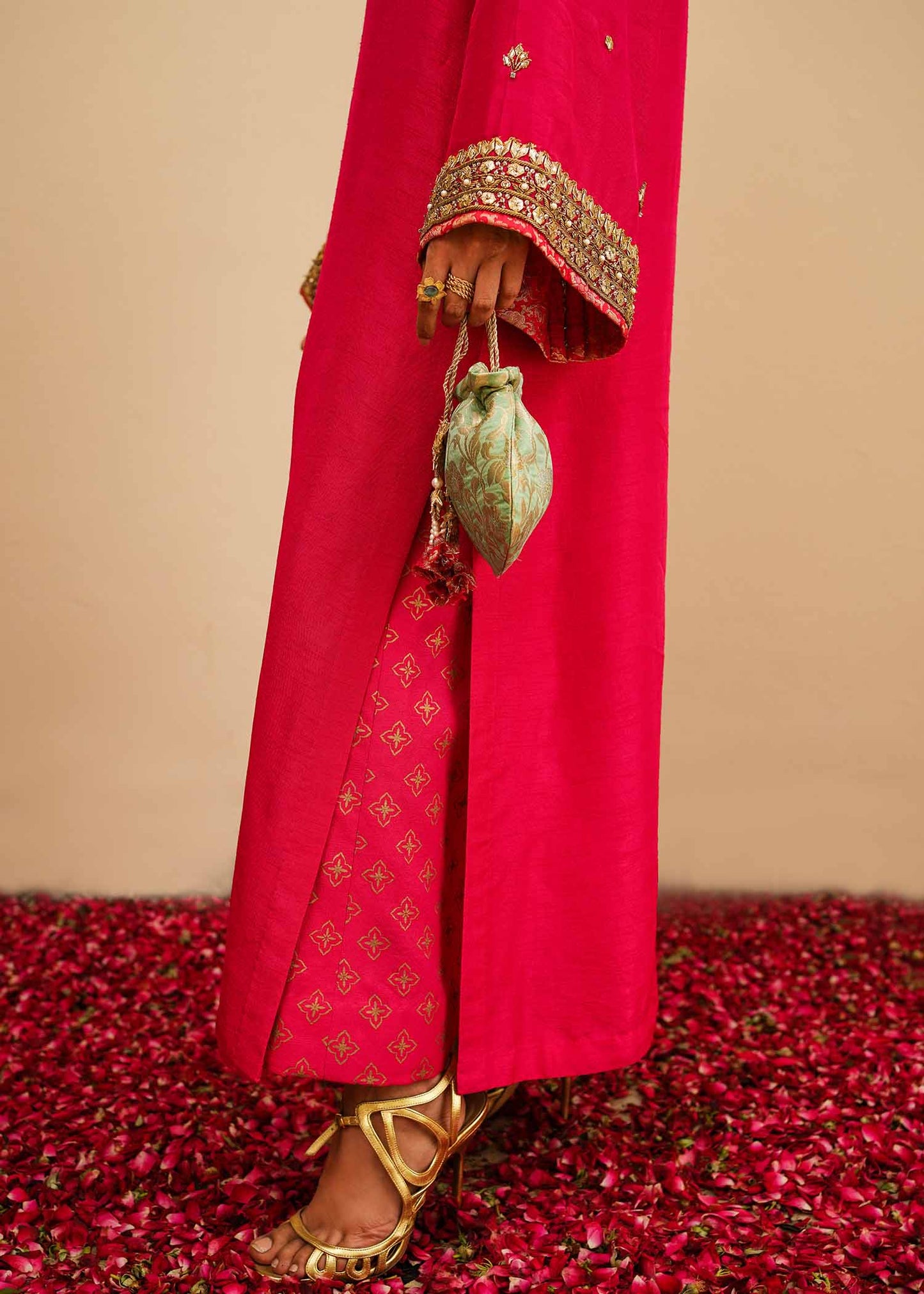 Mahgul | Eid Edit 2024 | Fuschia Rose - Pakistani Designer Dress - by Mahgul | Type: Luxury - 100% Original at Saira Sultan