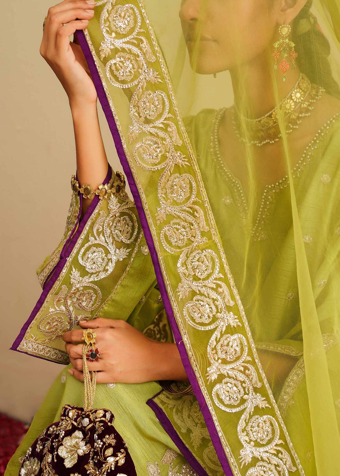 Mahgul | Eid Edit 2024 | Twilight Garden - Pakistani Designer Dress - by Mahgul | Type: Luxury - 100% Original at Saira Sultan