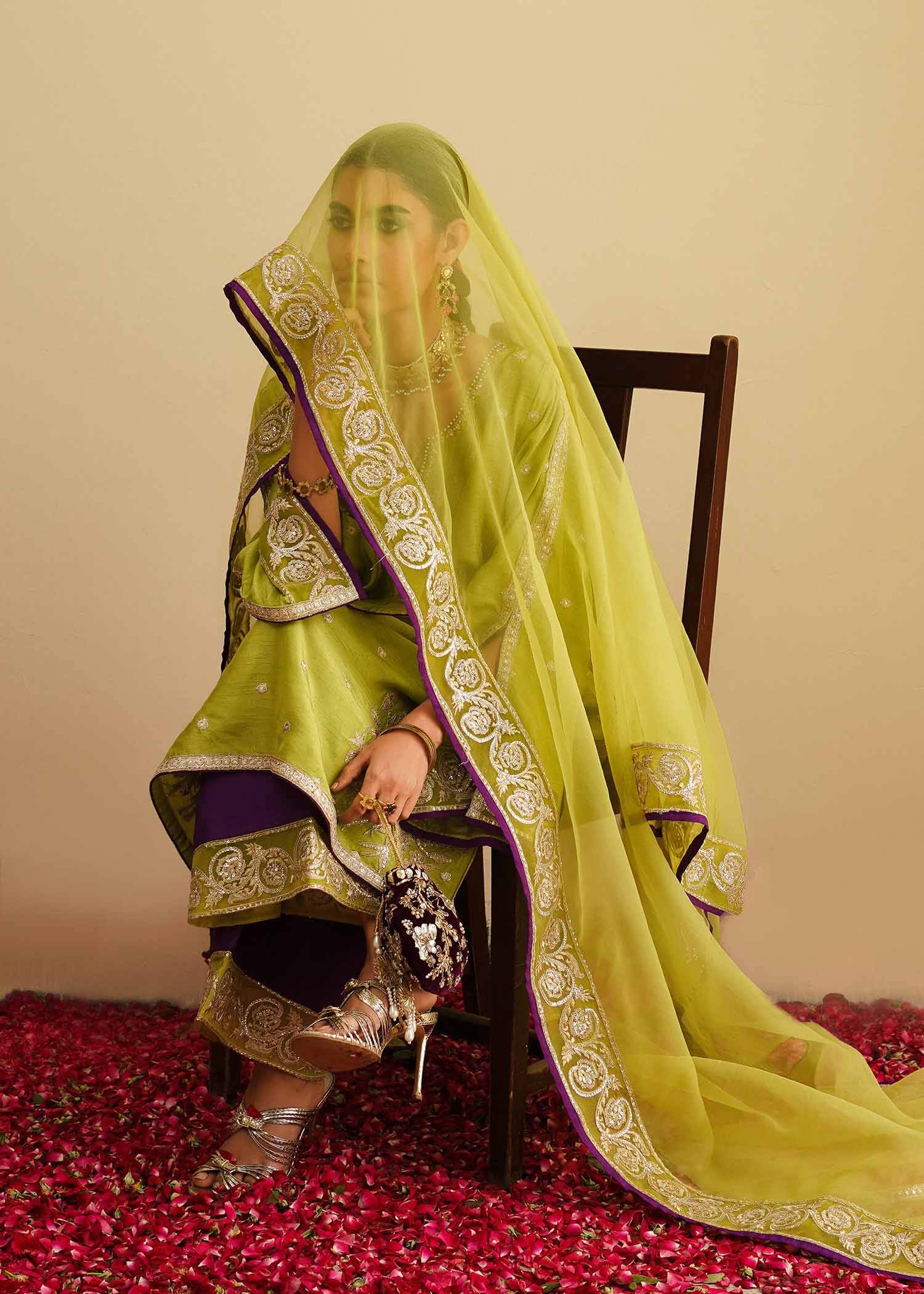 Mahgul | Eid Edit 2024 | Twilight Garden - Pakistani Designer Dress - by Mahgul | Type: Luxury - 100% Original at Saira Sultan