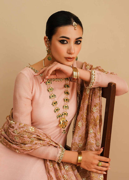 Mahgul | Eid Edit 2024 | Pink Elegance - Pakistani Designer Dress - by Mahgul | Type: Luxury - 100% Original at Saira Sultan