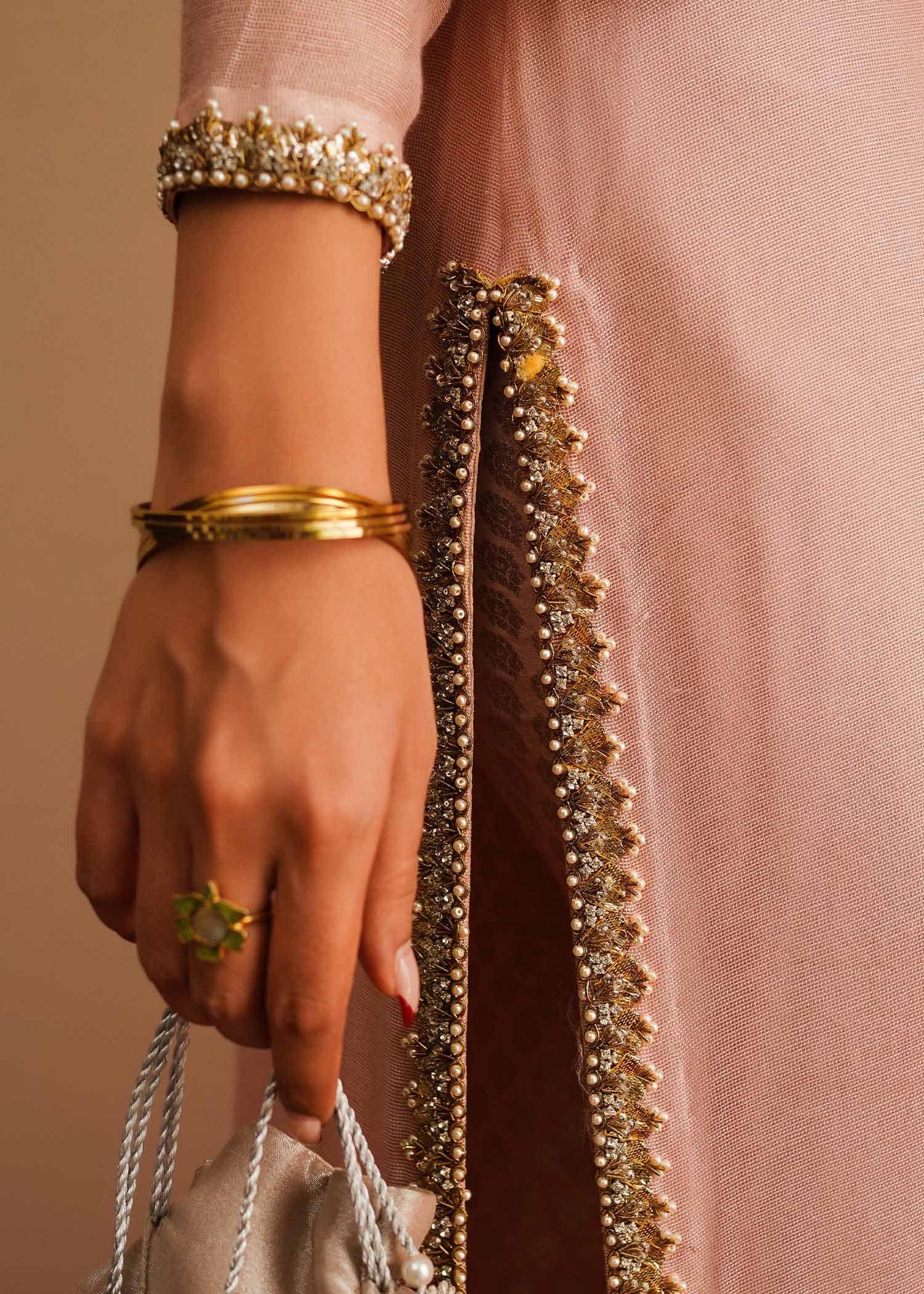 Mahgul | Eid Edit 2024 | Pink Elegance - Pakistani Designer Dress - by Mahgul | Type: Luxury - 100% Original at Saira Sultan
