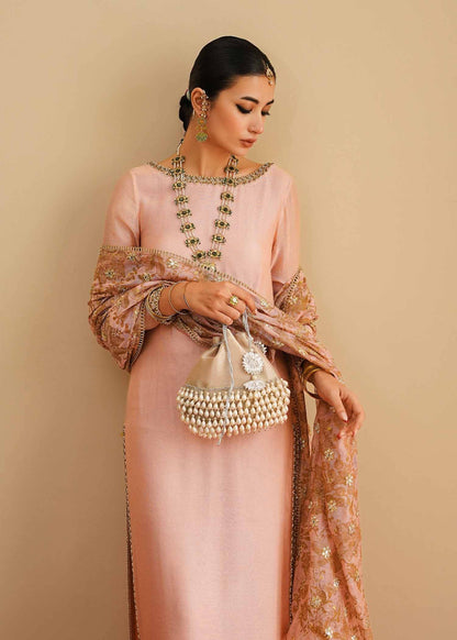 Mahgul | Eid Edit 2024 | Pink Elegance - Pakistani Designer Dress - by Mahgul | Type: Luxury - 100% Original at Saira Sultan