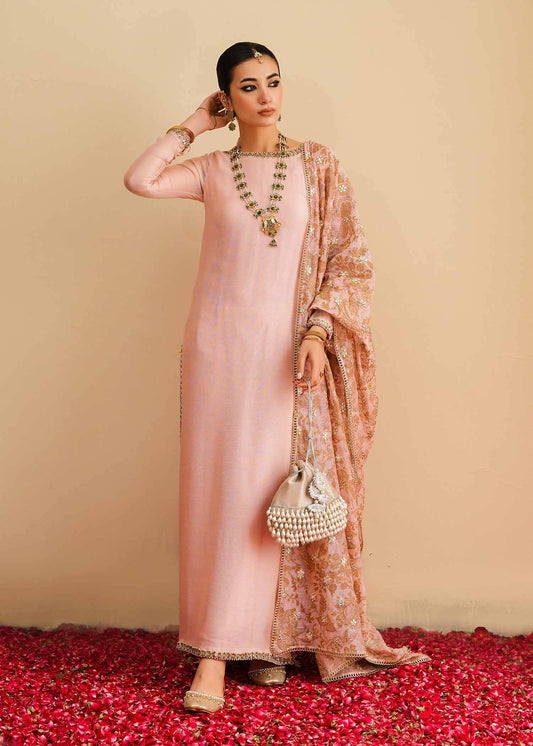 Mahgul | Eid Edit 2024 | Pink Elegance - Pakistani Designer Dress - by Mahgul | Type: Luxury - 100% Original at Saira Sultan
