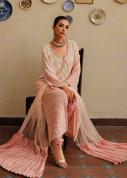 Mahgul | Eid Edit 2024 | Pink Shade - Pakistani Designer Dress - by Mahgul | Type: Luxury - 100% Original at Saira Sultan