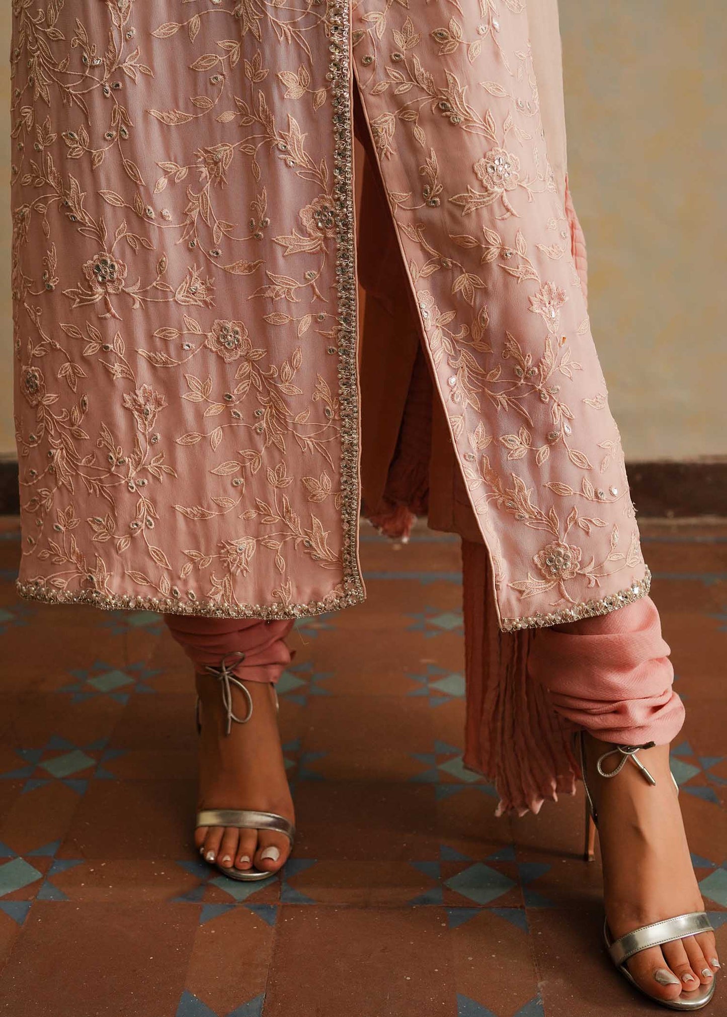 Mahgul | Eid Edit 2024 | Pink Shade - Pakistani Designer Dress - by Mahgul | Type: Luxury - 100% Original at Saira Sultan