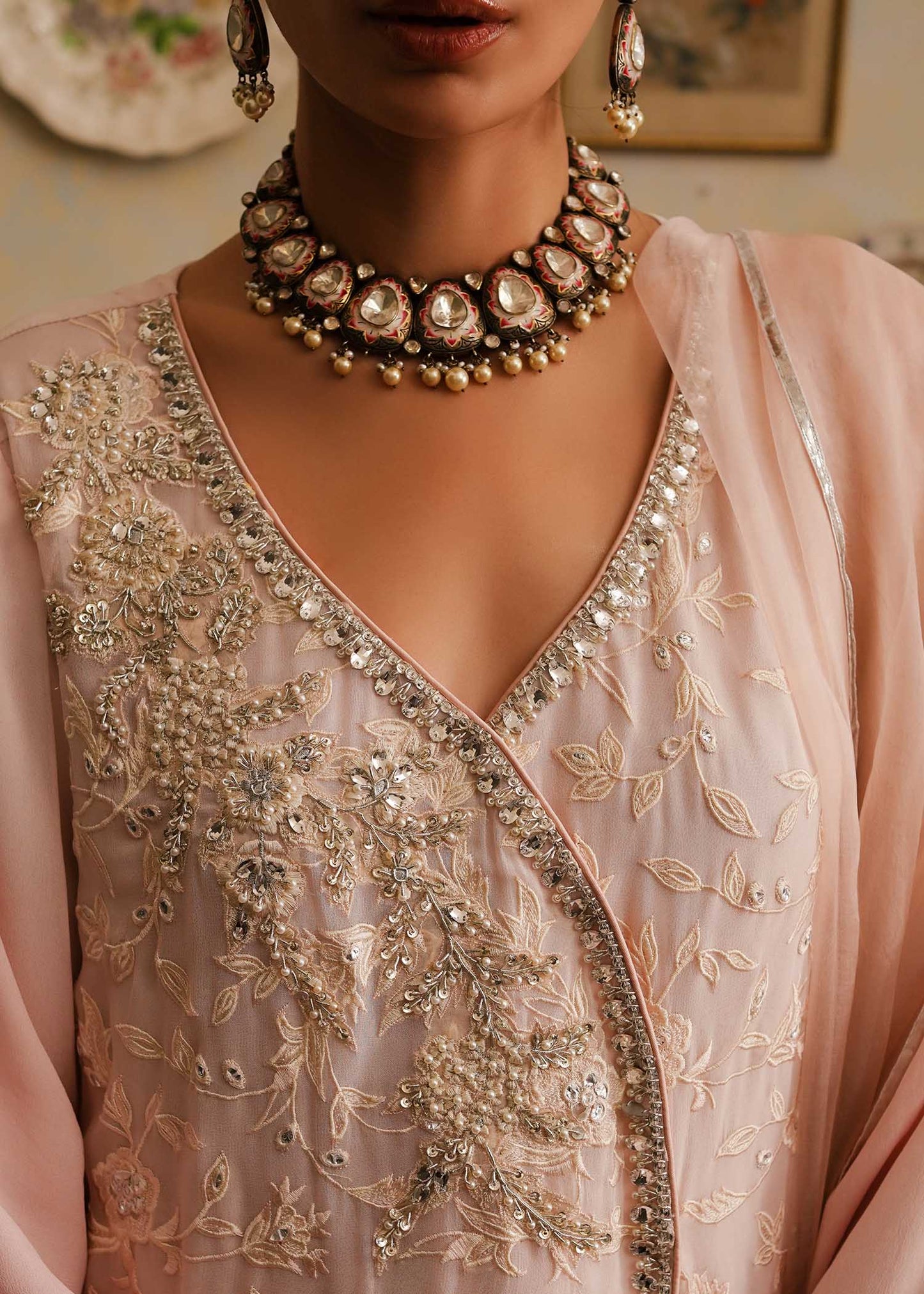 Mahgul | Eid Edit 2024 | Pink Shade - Pakistani Designer Dress - by Mahgul | Type: Luxury - 100% Original at Saira Sultan