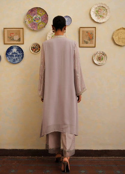 Mahgul | Eid Edit 2024 | Lavender Lines - Pakistani Designer Dress - by Mahgul | Type: Luxury - 100% Original at Saira Sultan