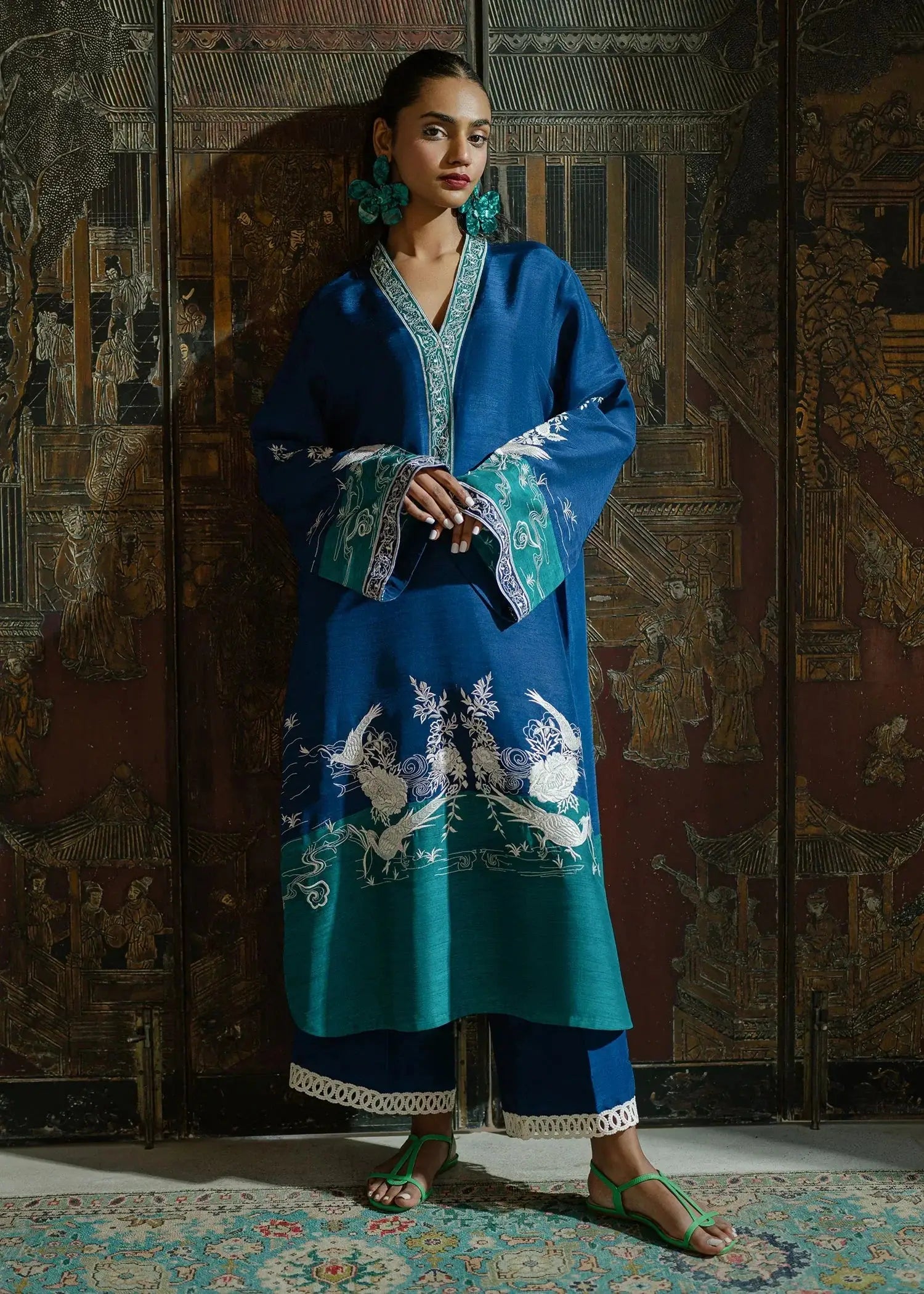 Mahgul | Eid Edit 2024 | Midnight Crush - Pakistani Designer Dress - by Mahgul | Type: Luxury - 100% Original at Saira Sultan