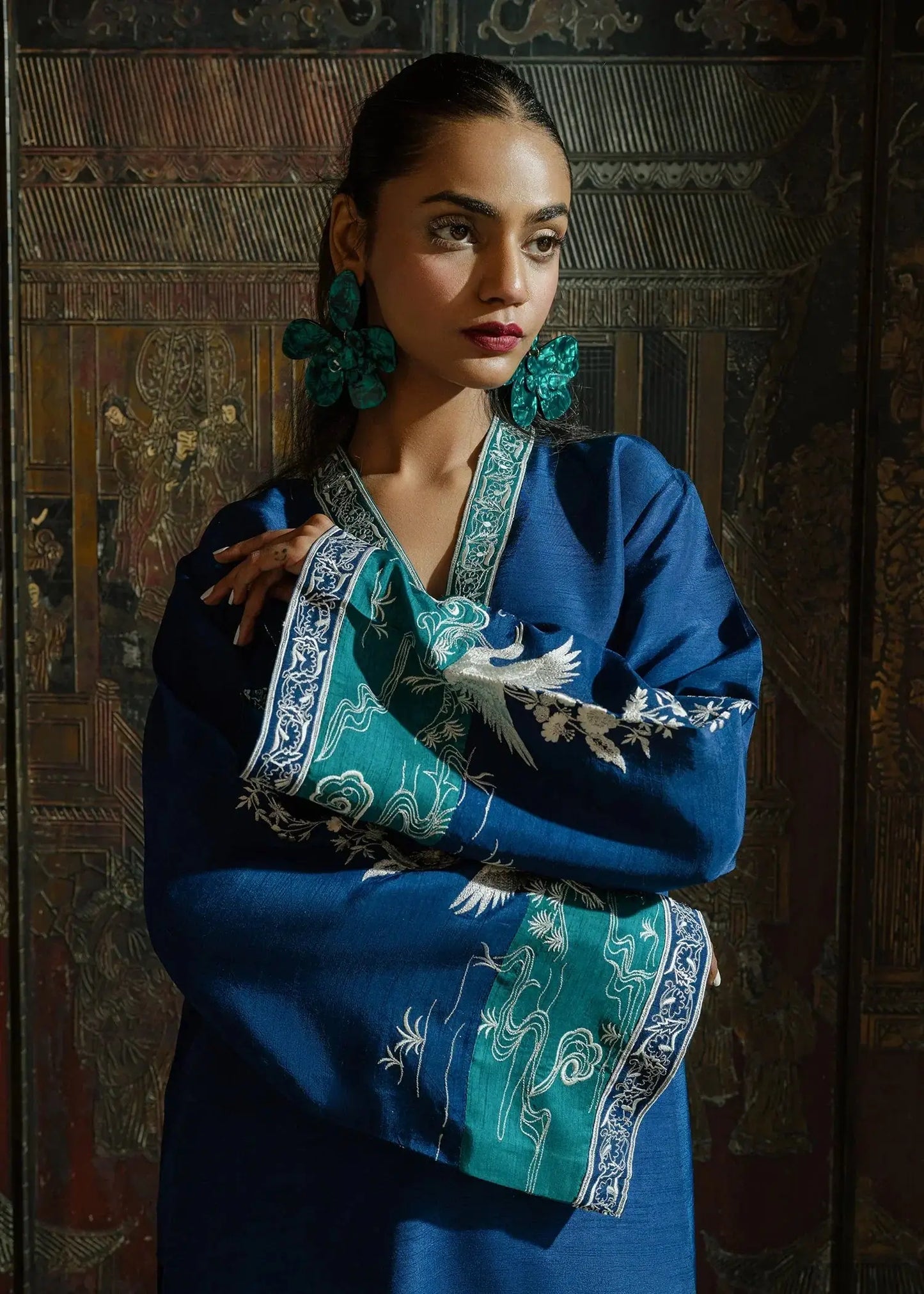Mahgul | Eid Edit 2024 | Midnight Crush - Pakistani Designer Dress - by Mahgul | Type: Luxury - 100% Original at Saira Sultan