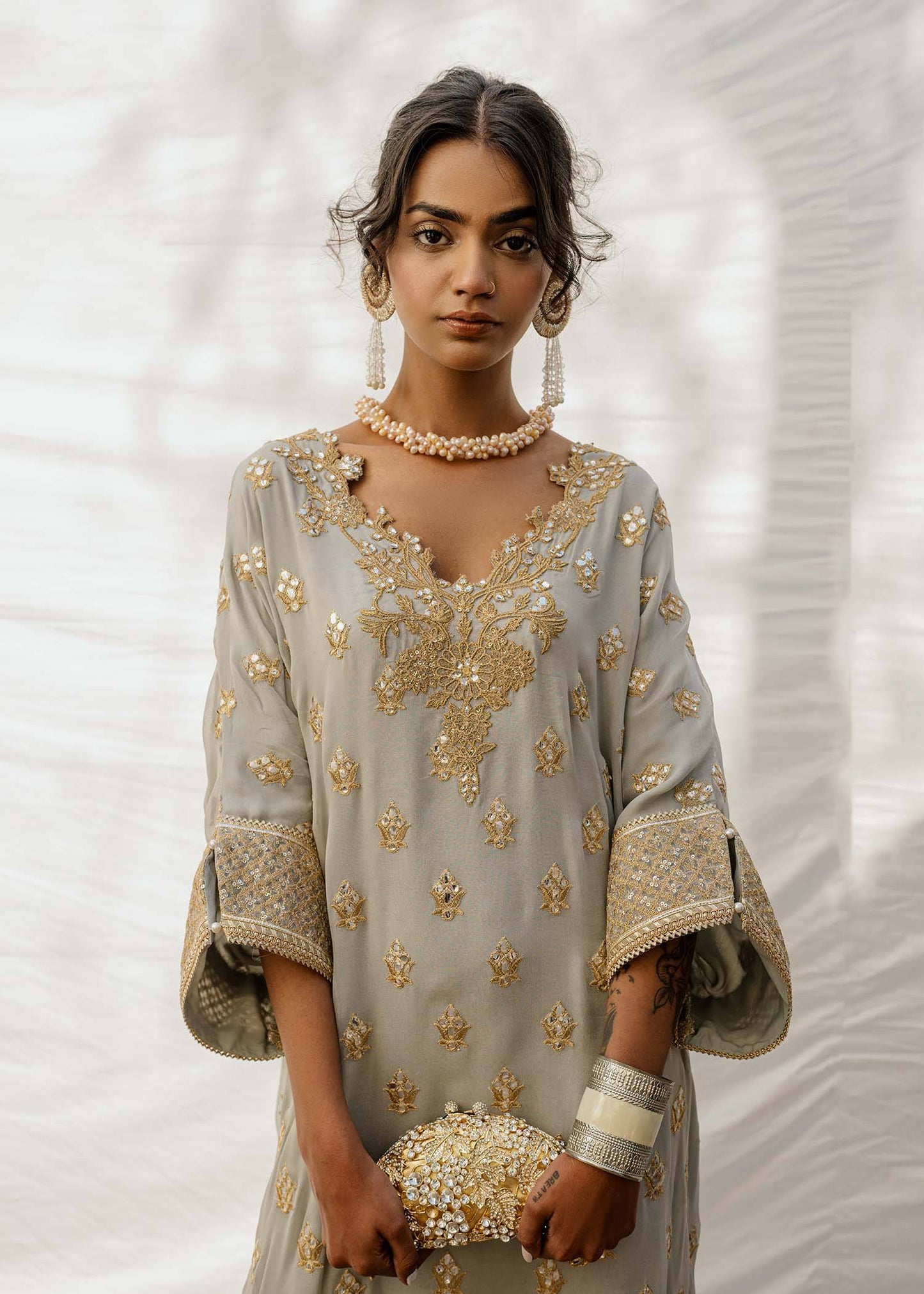 Mahgul | Eid Edit 2024 | Grey Amethyst - Pakistani Designer Dress - by Mahgul | Type: Luxury - 100% Original at Saira Sultan