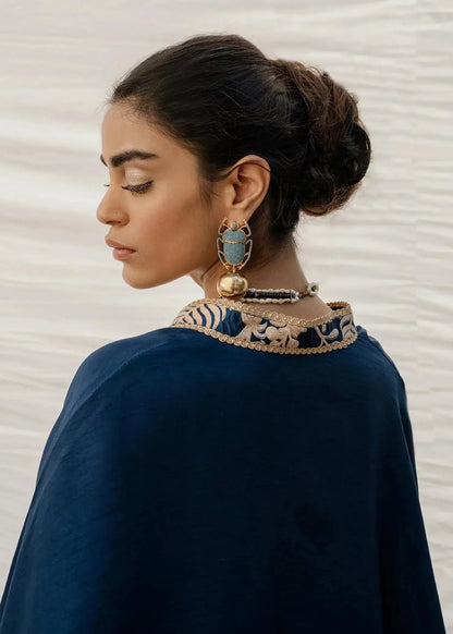 Mahgul | Eid Edit 2024 | Cobalt Sea - Pakistani Designer Dress - by Mahgul | Type: Luxury - 100% Original at Saira Sultan