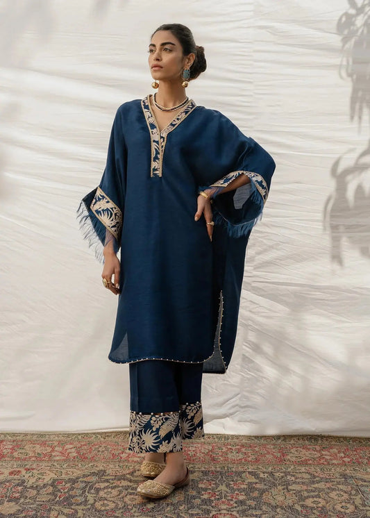 Mahgul | Eid Edit 2024 | Cobalt Sea - Pakistani Designer Dress - by Mahgul | Type: Luxury - 100% Original at Saira Sultan