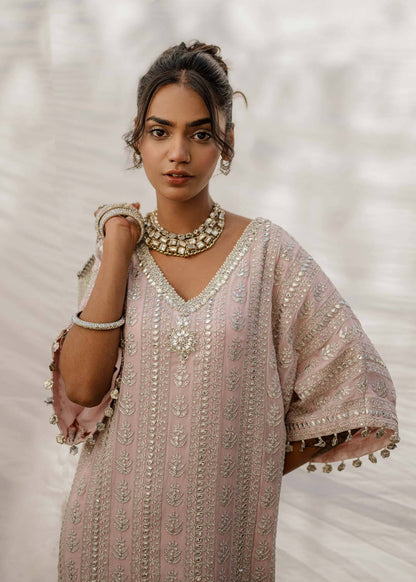 Mahgul | Eid Edit 2024 | Rose Mirror - Pakistani Designer Dress - by Mahgul | Type: Luxury - 100% Original at Saira Sultan