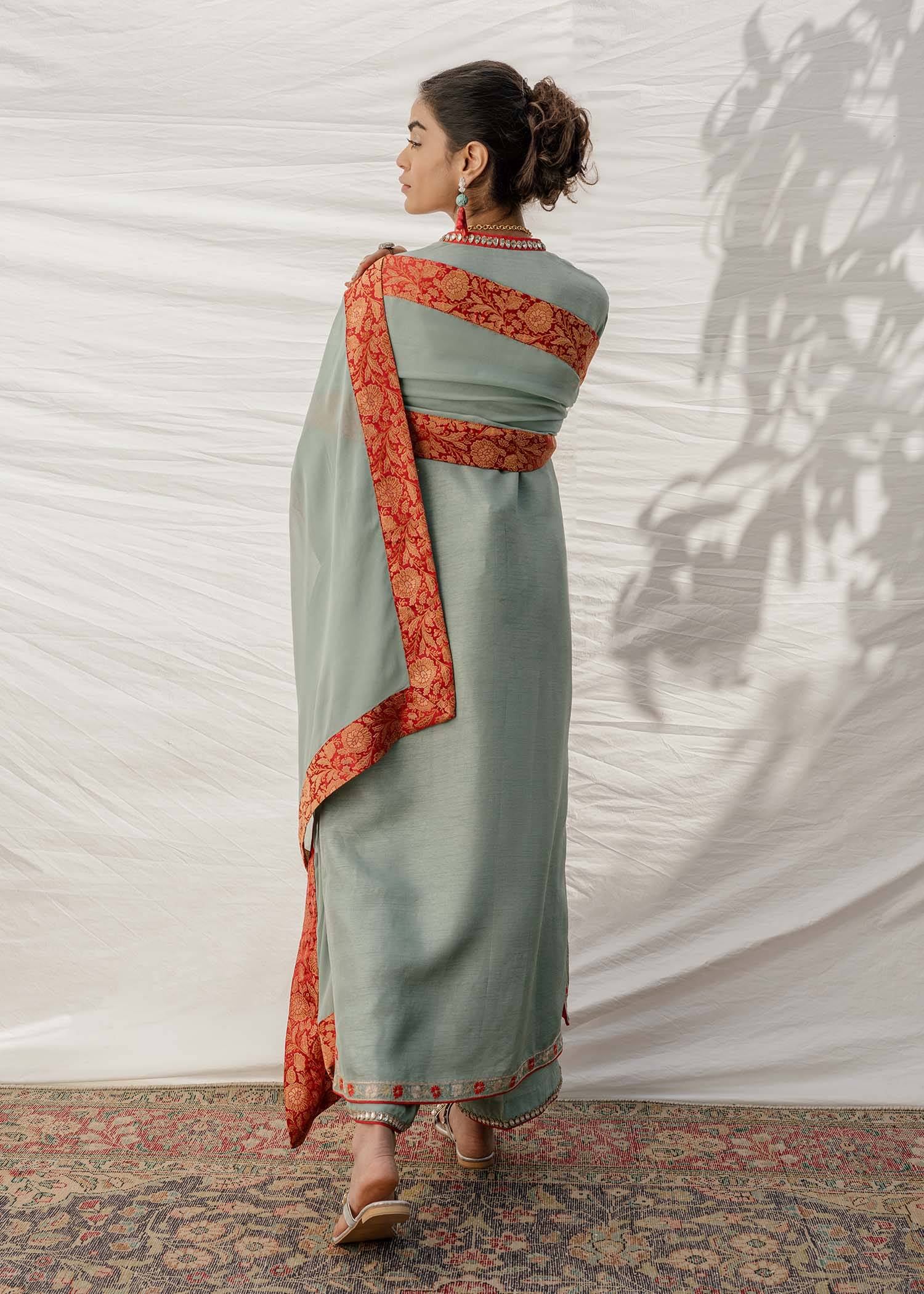 Mahgul | Eid Edit 2024 | Kashmiri Sea - Pakistani Designer Dress - by Mahgul | Type: Luxury - 100% Original at Saira Sultan