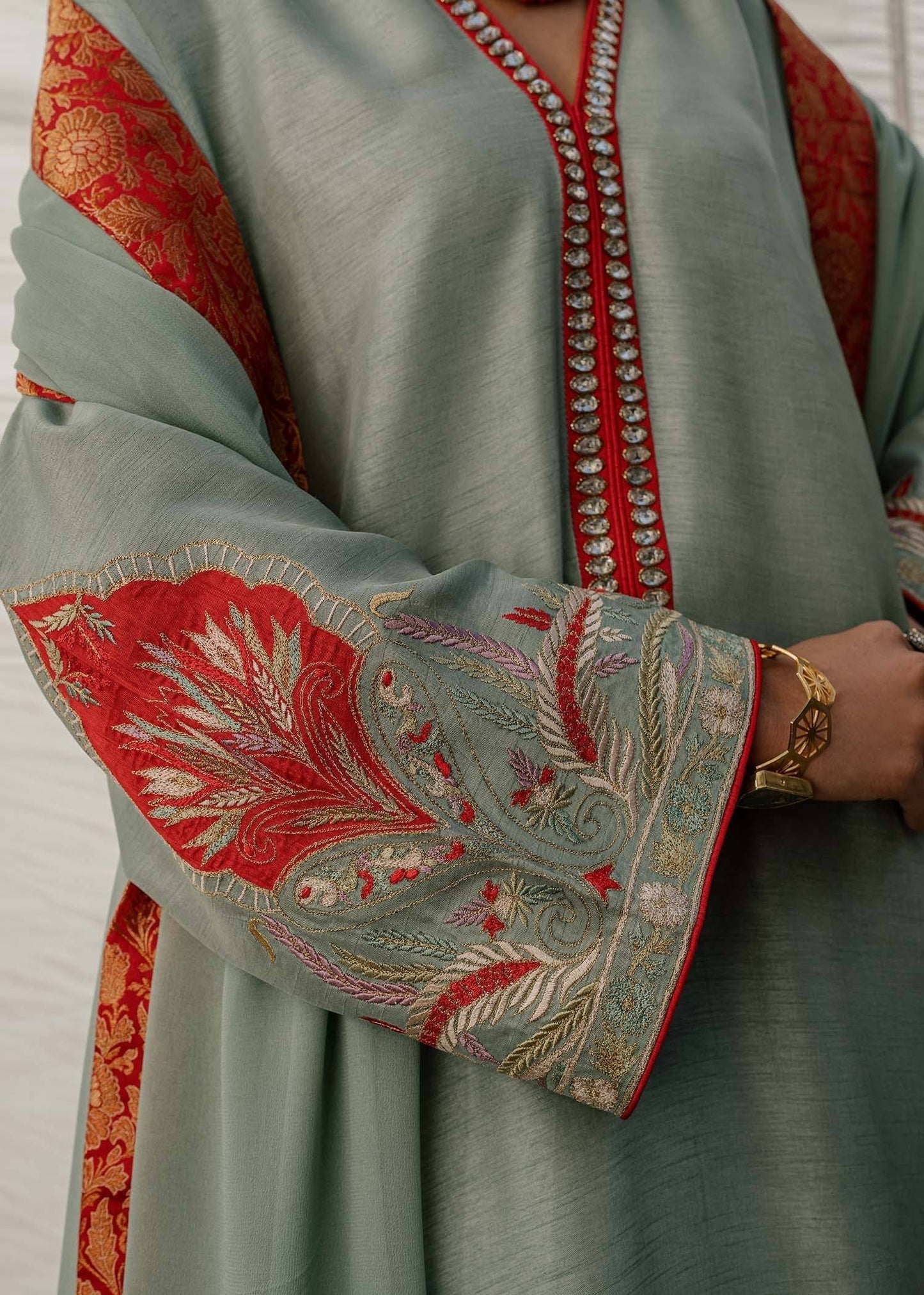 Mahgul | Eid Edit 2024 | Kashmiri Sea - Pakistani Designer Dress - by Mahgul | Type: Luxury - 100% Original at Saira Sultan