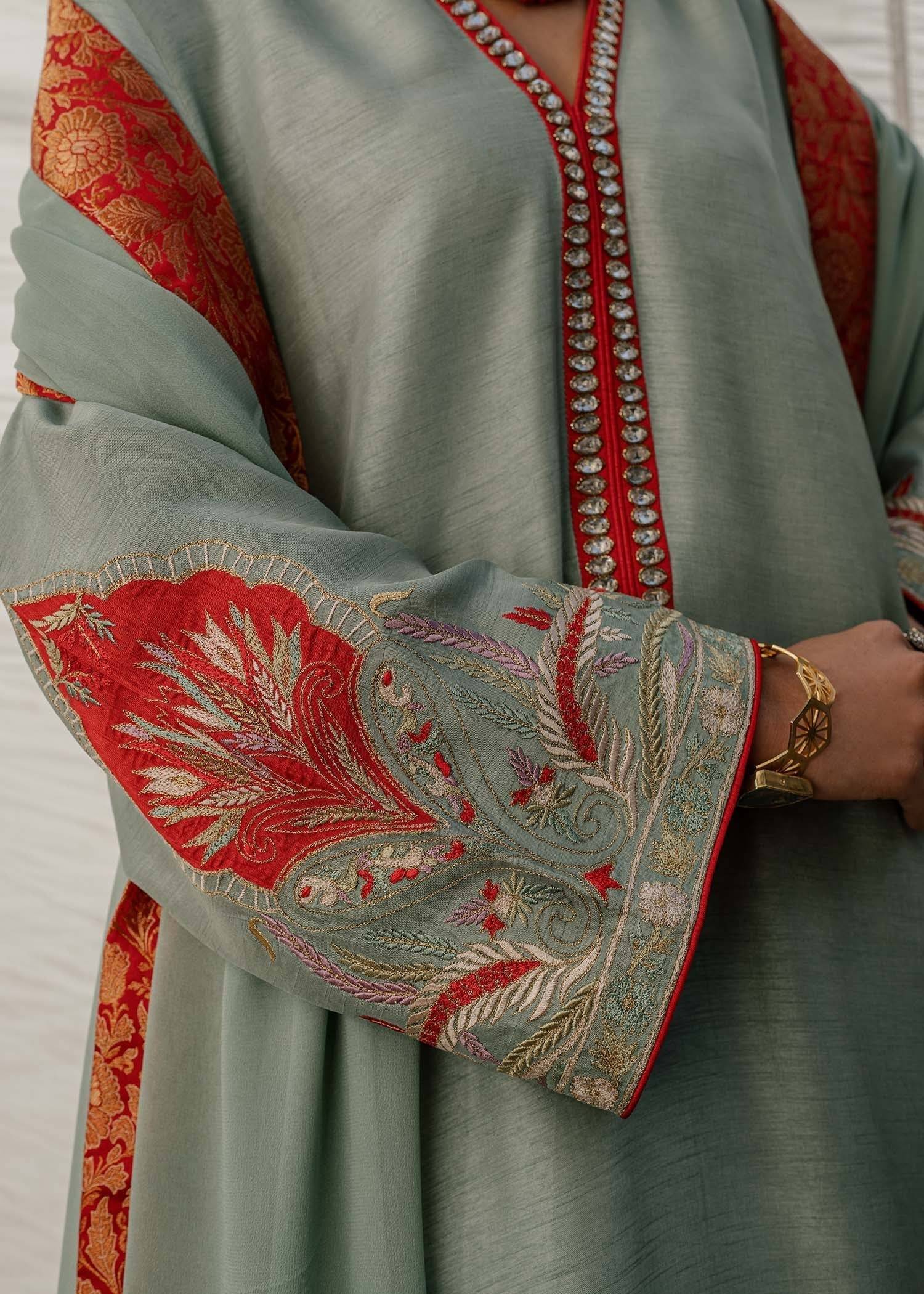Mahgul | Eid Edit 2024 | Kashmiri Sea - Pakistani Designer Dress - by Mahgul | Type: Luxury - 100% Original at Saira Sultan