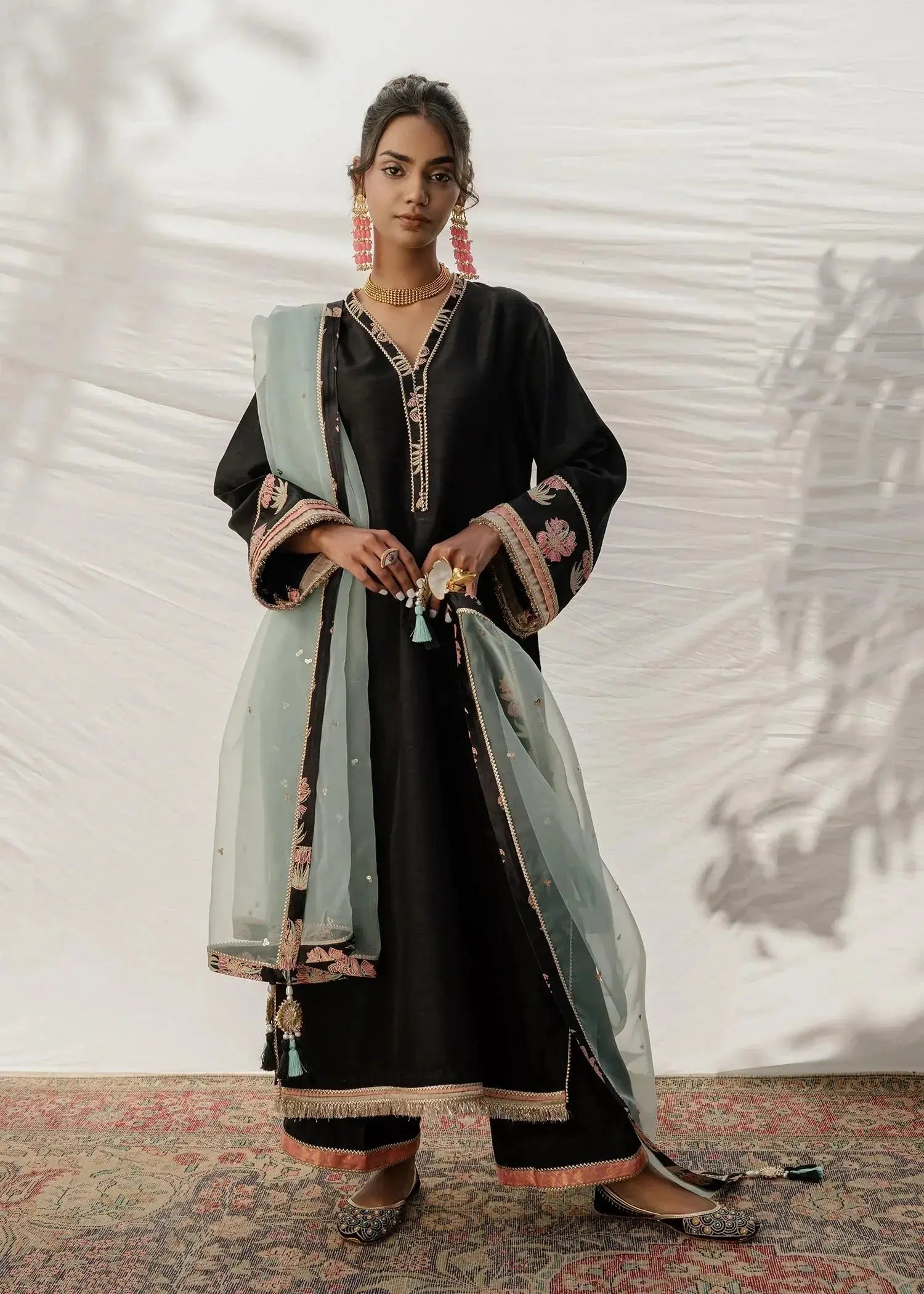 Mahgul | Eid Edit 2024 | Black Sea - Pakistani Designer Dress - by Mahgul | Type: Luxury - 100% Original at Saira Sultan