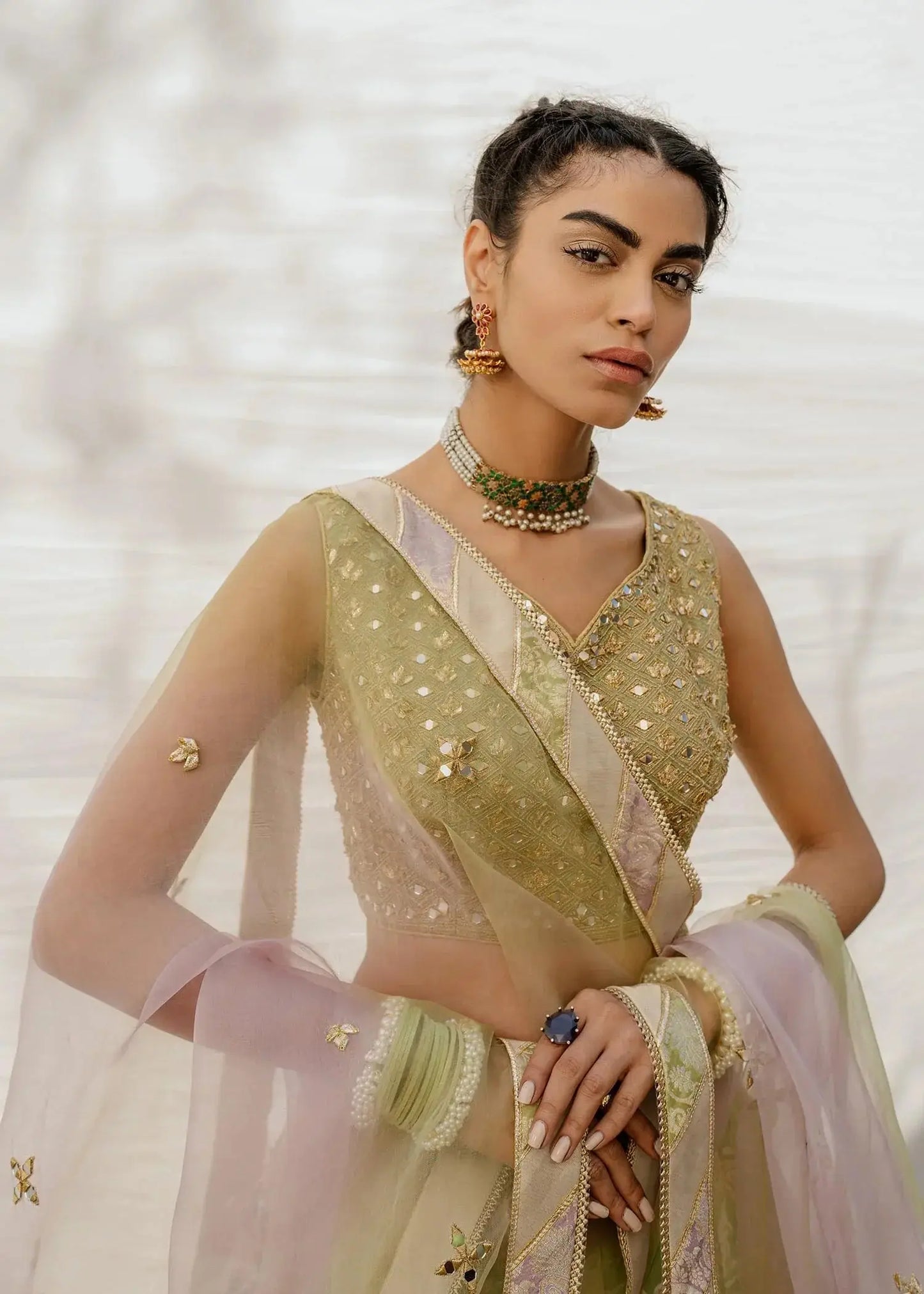 Mahgul | Eid Edit 2024 | Mirrored Screen - Pakistani Designer Dress - by Mahgul | Type: Luxury - 100% Original at Saira Sultan