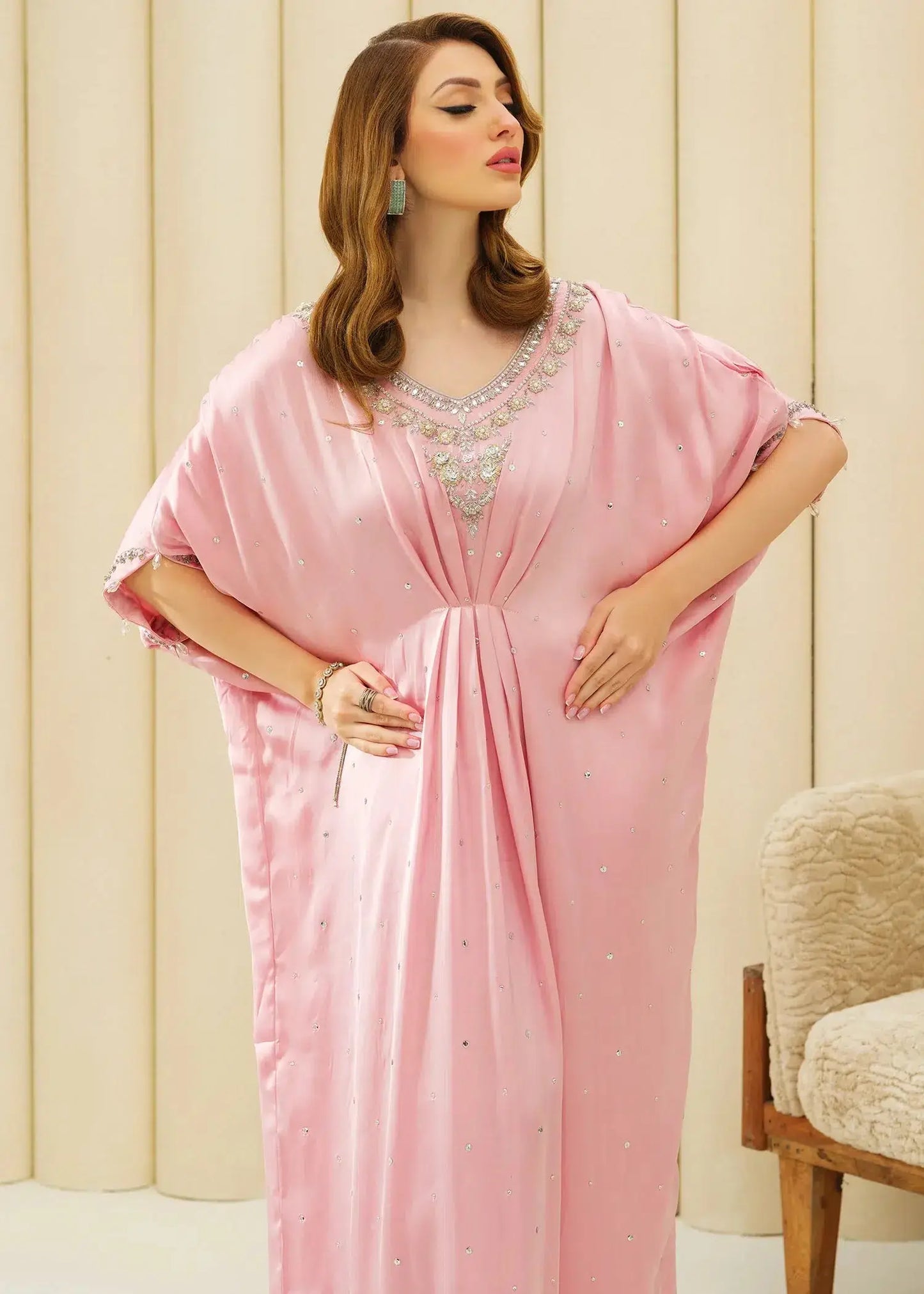 Mahum Asad | Forever and Ever Formals | Blush - Pakistani Designer Dress - by Mahum Asad | Type: Formal - 100% Original at Saira Sultan