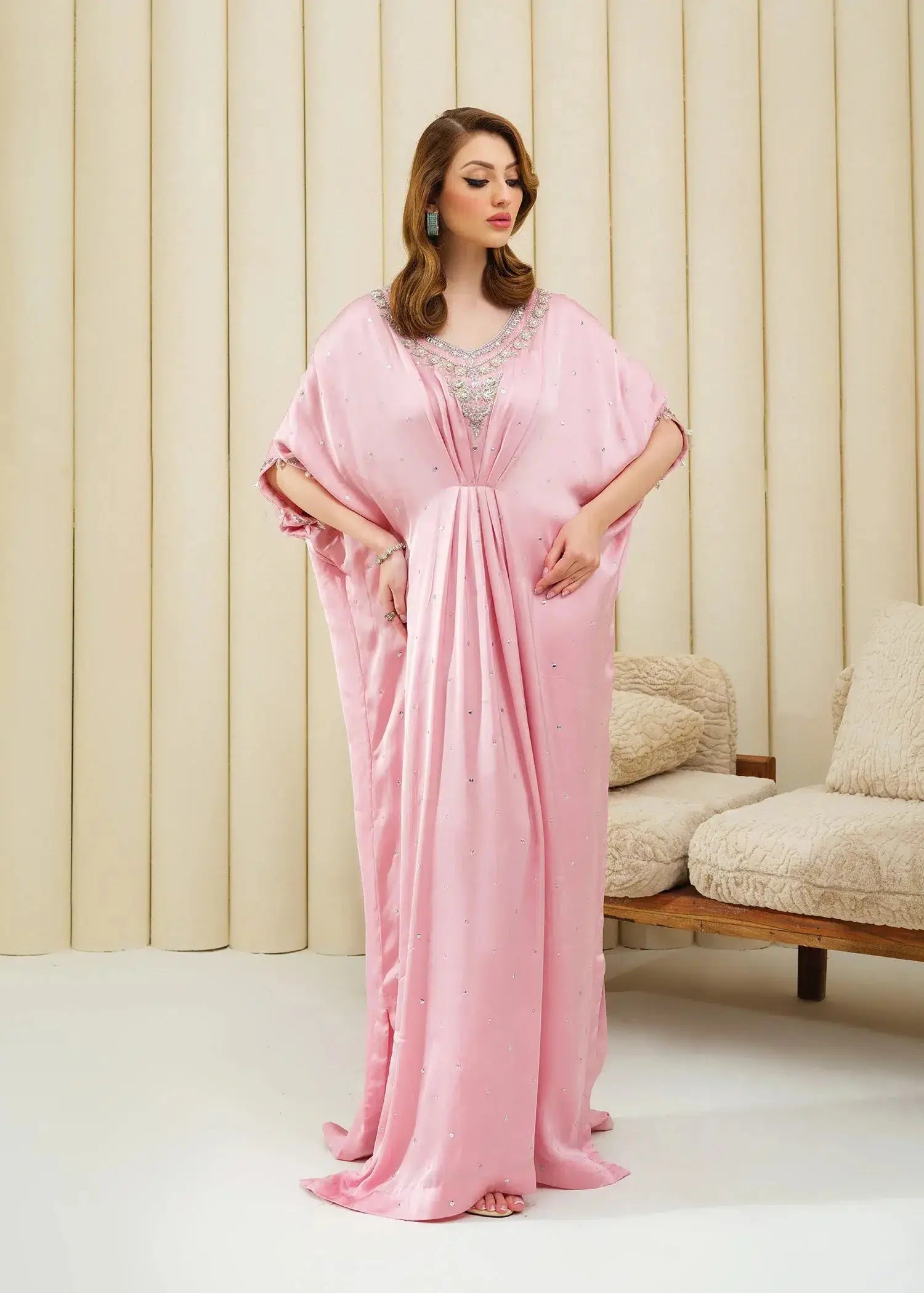 Mahum Asad | Forever and Ever Formals | Blush - Pakistani Designer Dress - by Mahum Asad | Type: Formal - 100% Original at Saira Sultan