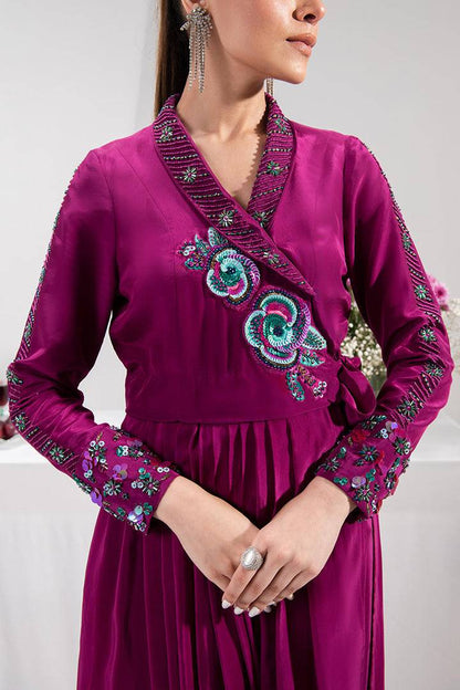 Maria Osama Khan | Tiffany Formals | Amethyst - Pakistani Designer Dress - by Maria Osama Khan | Type: Formal - 100% Original at Saira Sultan