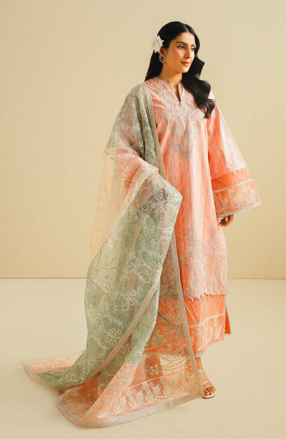 Maryum N Maria | Eid Luxury Lawn 24 | Aiza - Pakistani Designer Dress - by Maryum N Maria | Type: Luxury - 100% Original at Saira Sultan
