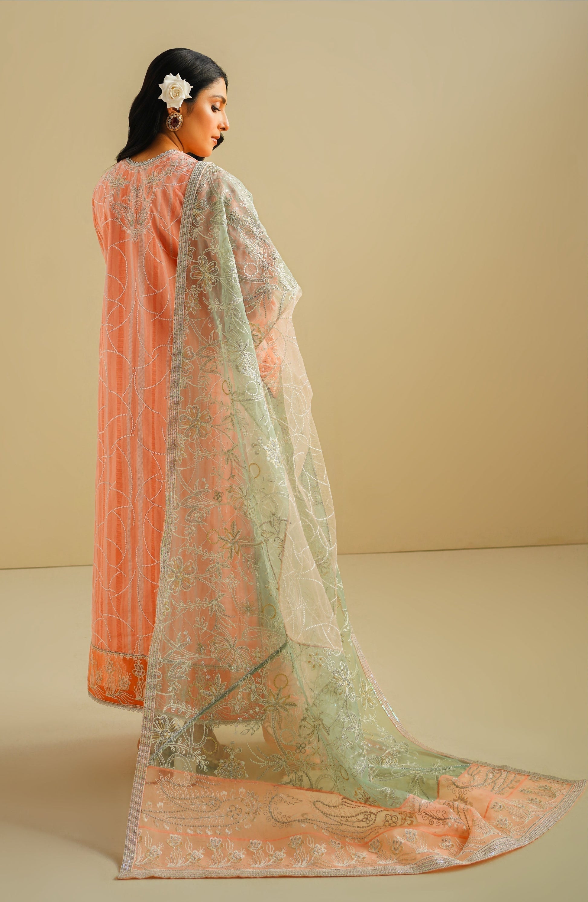 Maryum N Maria | Eid Luxury Lawn 24 | Aiza - Pakistani Designer Dress - by Maryum N Maria | Type: Luxury - 100% Original at Saira Sultan