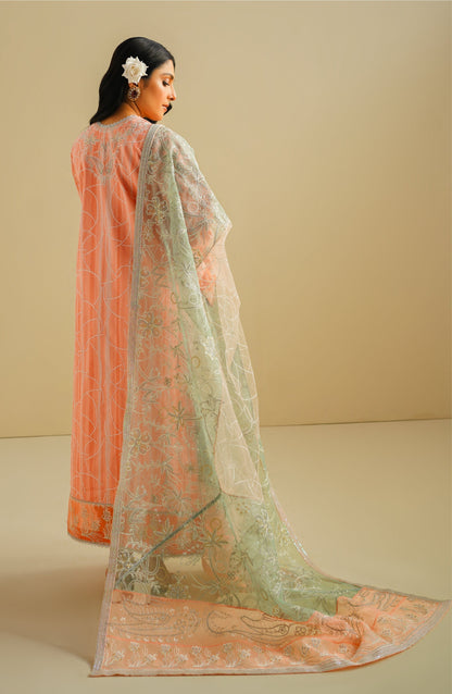 Maryum N Maria | Eid Luxury Lawn 24 | Aiza - Pakistani Designer Dress - by Maryum N Maria | Type: Luxury - 100% Original at Saira Sultan