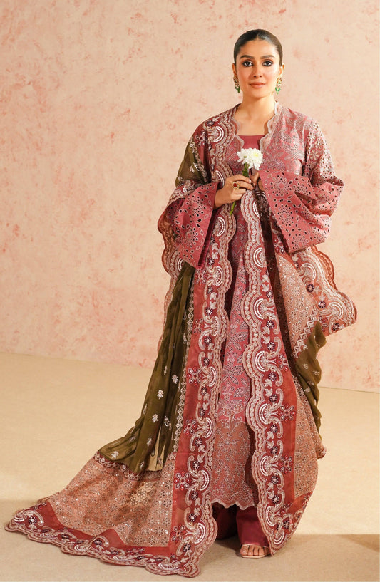 Maryum N Maria | Eid Luxury Lawn 24 | Roshan - Pakistani Designer Dress - by Maryum N Maria | Type: Luxury - 100% Original at Saira Sultan