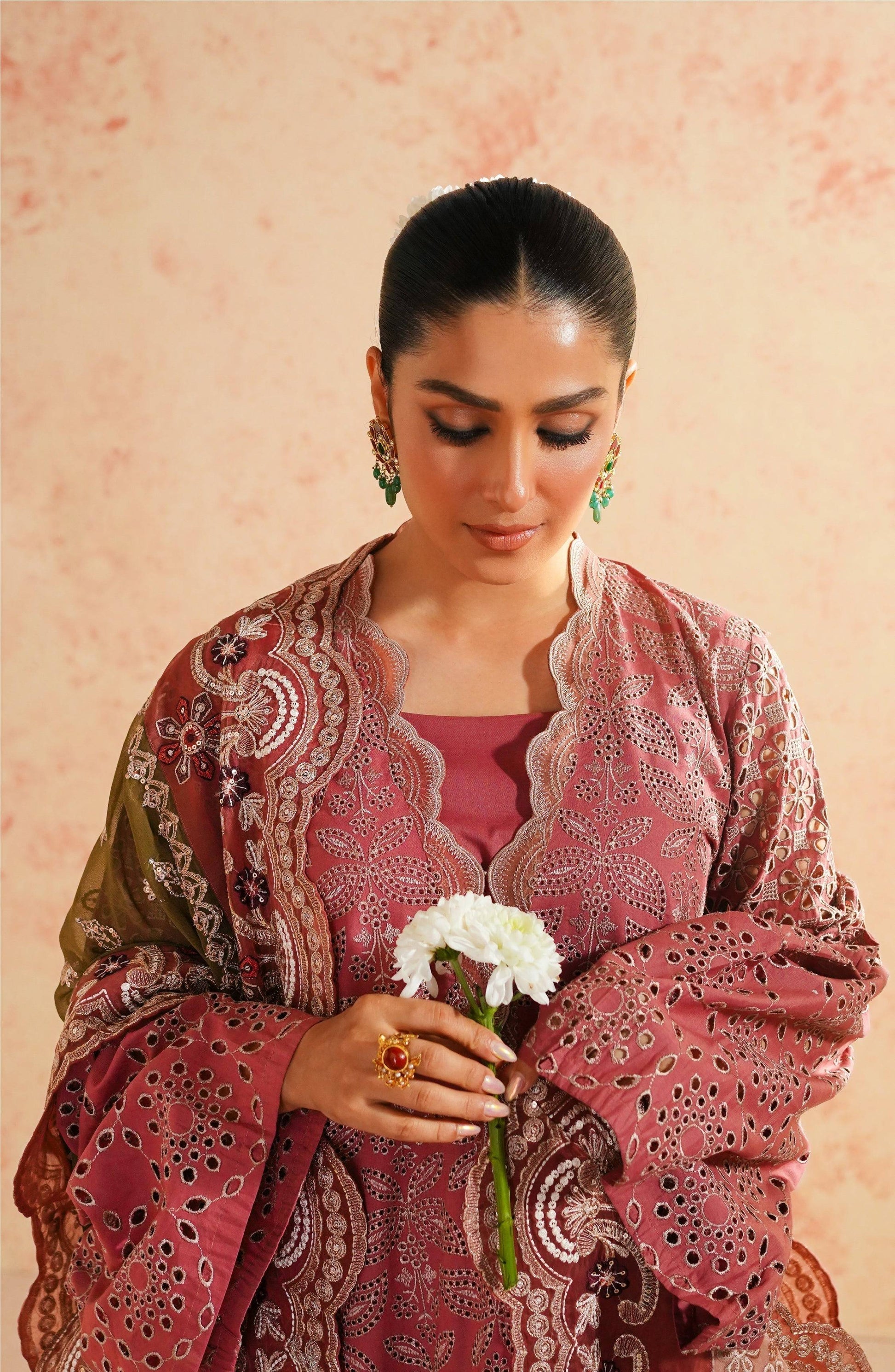 Maryum N Maria | Eid Luxury Lawn 24 | Roshan - Pakistani Designer Dress - by Maryum N Maria | Type: Luxury - 100% Original at Saira Sultan