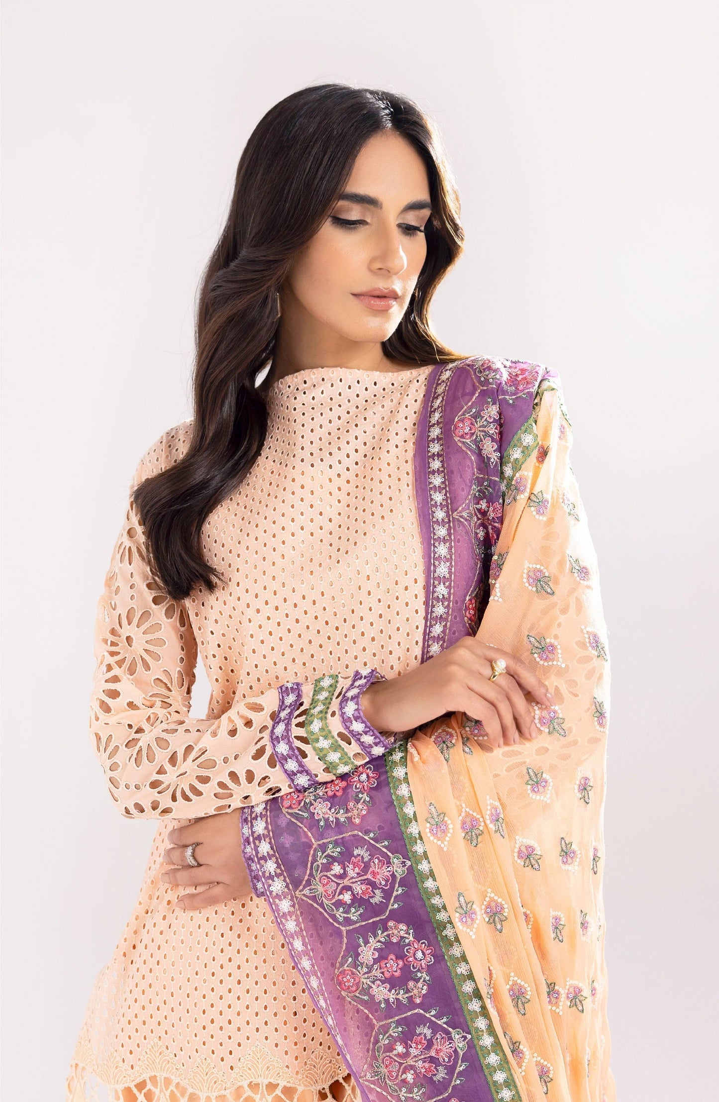 Maryum N Maria | Eid Luxury Lawn 24 | Roheen - Pakistani Designer Dress - by Maryum N Maria | Type: Luxury - 100% Original at Saira Sultan