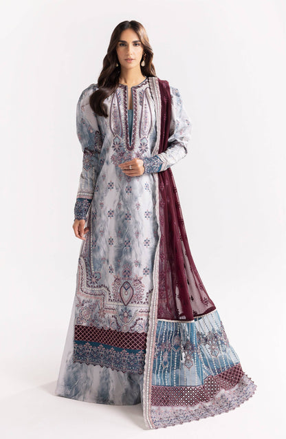 Maryum N Maria | Eid Luxury Lawn 24 | Jahanara - Pakistani Designer Dress - by Maryum N Maria | Type: Luxury - 100% Original at Saira Sultan