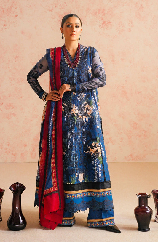 Maryum N Maria | Eid Luxury Lawn 24 | Tazmeen - Pakistani Designer Dress - by Maryum N Maria | Type: Luxury - 100% Original at Saira Sultan