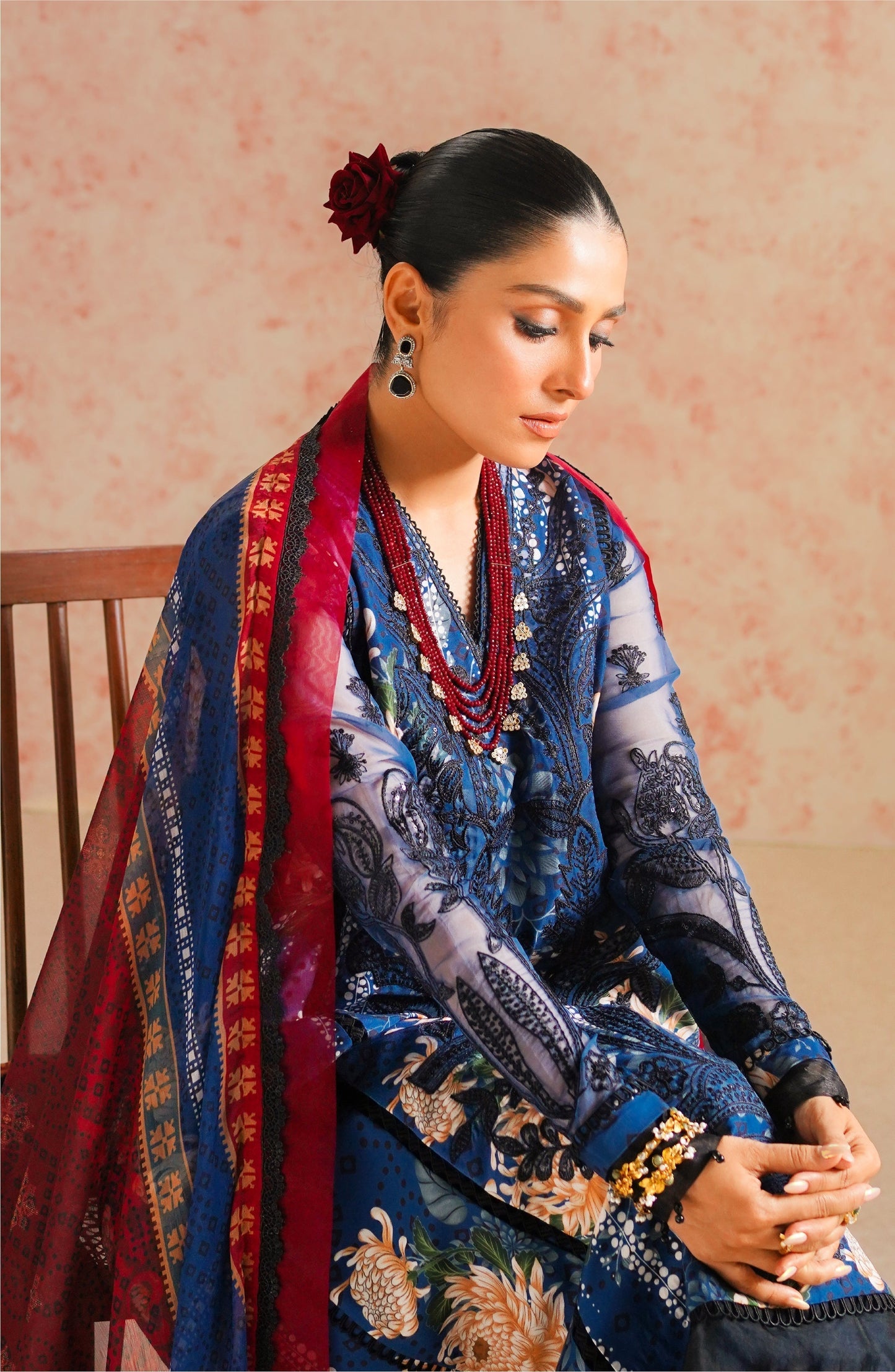 Maryum N Maria | Eid Luxury Lawn 24 | Tazmeen - Pakistani Designer Dress - by Maryum N Maria | Type: Luxury - 100% Original at Saira Sultan