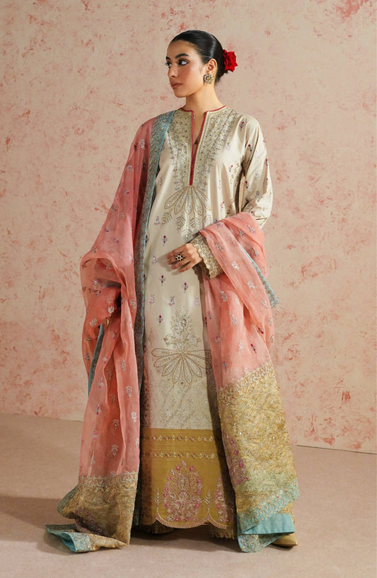 Maryum N Maria | Eid Luxury Lawn 24 | Alizeh - Pakistani Designer Dress - by Maryum N Maria | Type: Luxury - 100% Original at Saira Sultan
