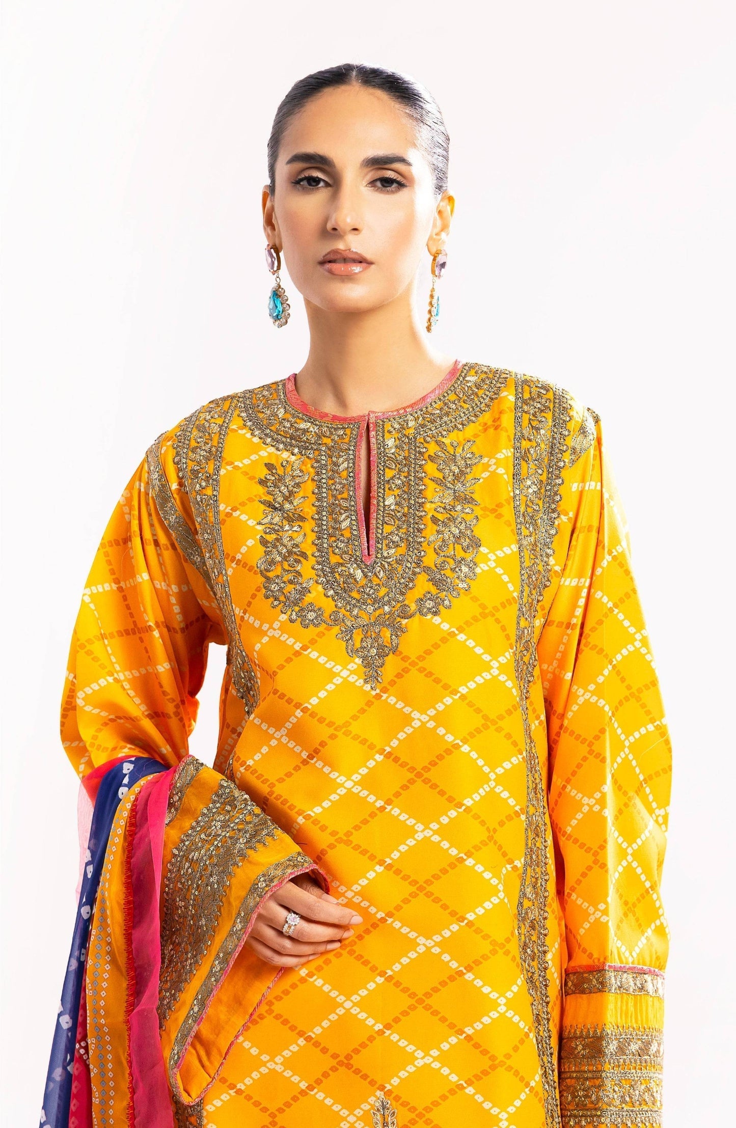 Maryum N Maria | Eid Luxury Lawn 24 | Bahar - Pakistani Designer Dress - by Maryam N Maria | Type: Luxury - 100% Original at Saira Sultan