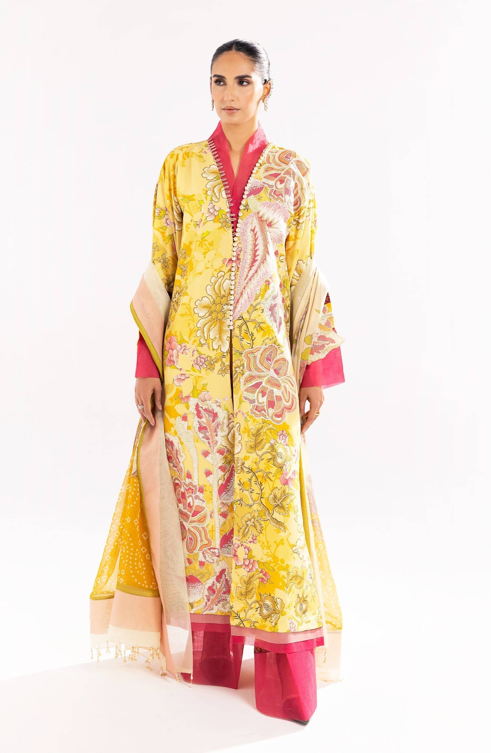 Maryum N Maria | Eid Luxury Lawn 24 | Zohreh - Pakistani Designer Dress - by Marym N Maria | Type: Luxury - 100% Original at Saira Sultan