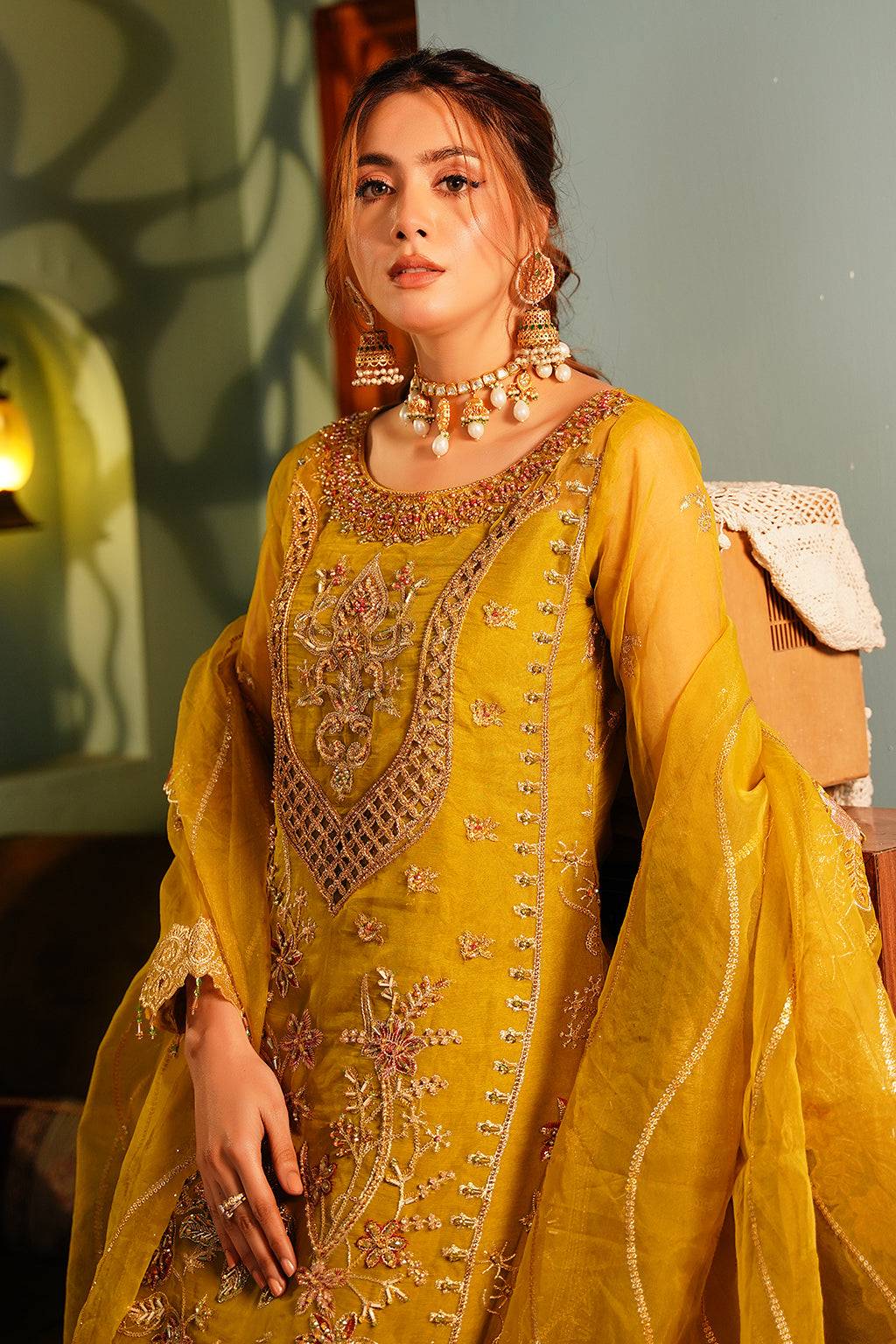 Maryams | Reet Formals | R-105 - Pakistani Designer Dress - by Maryams | Type: Formal - 100% Original at Saira Sultan