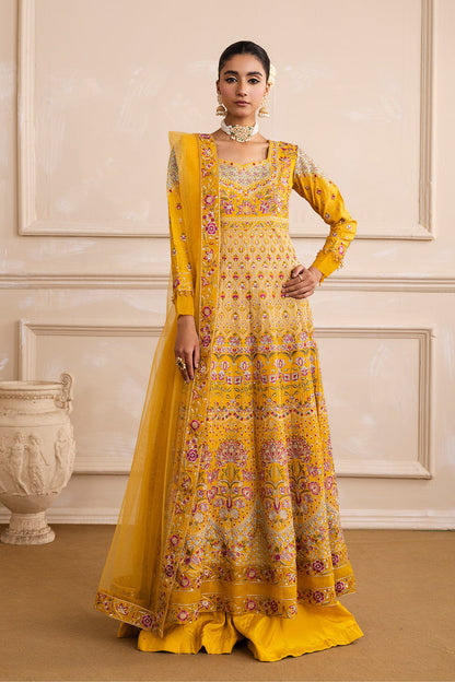 Maryum N Maria | Sia Collection 25 | ZARINA S mustard