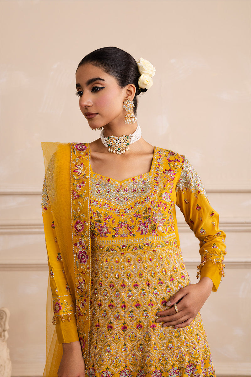 Maryum N Maria | Sia Collection 25 | ZARINA L mustard
