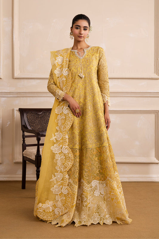 Maryum N Maria | Sia Collection 25 | INARA S Lime Yellow Net