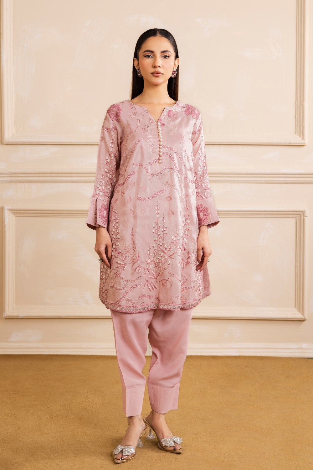 Maryum N Maria | Zaira Pret | MARZIA XS Blush Pink Korean Silk