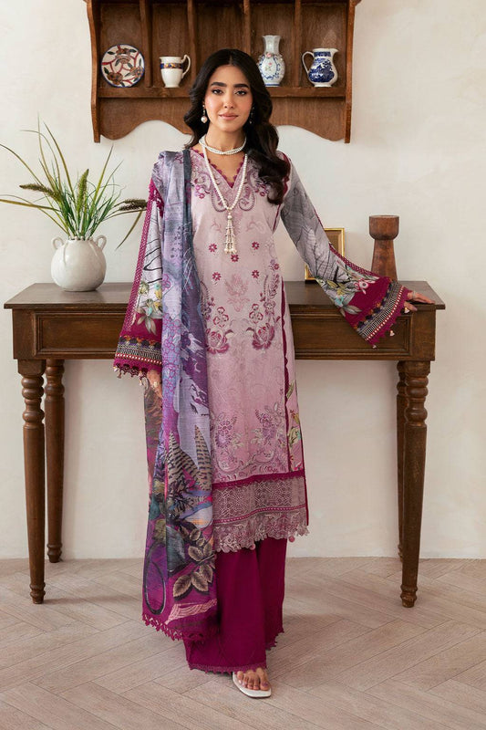 Ramsha | Mashaal Luxury Lawn | L-1409 - Pakistani Designer Dress - by Ramsha | Type: Ladies Clothes - 100% Original at Saira Sultan