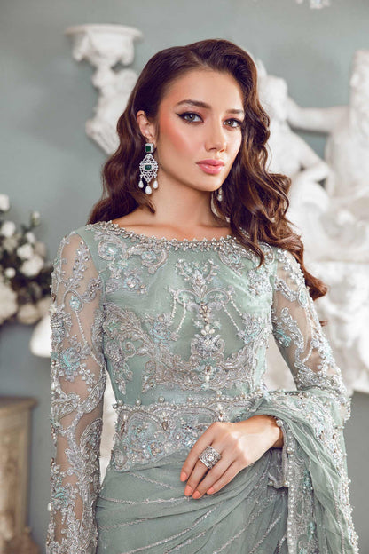 Maria B | Bridal Couture | Helene - Pakistani Designer Dress - by Maria B | Type: Ladies Clothes - 100% Original at Saira Sultan