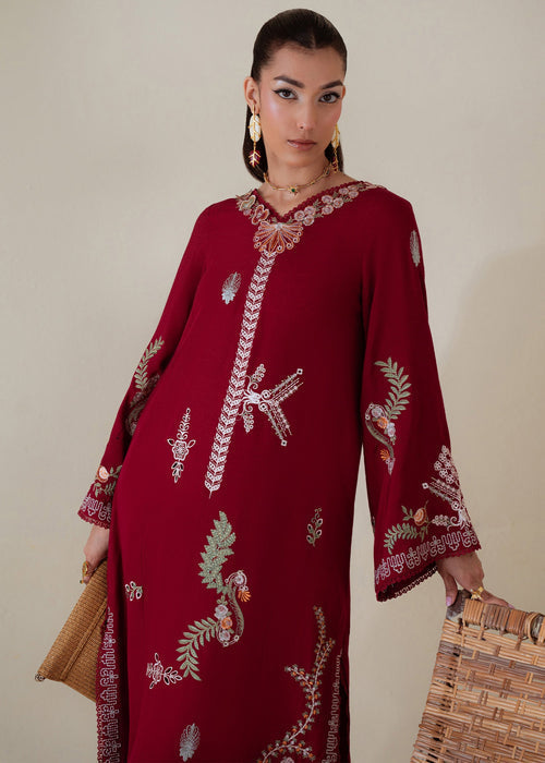 Saira Shakira | Basic Pret 25 | Flame - Pakistani Designer Dress - by Saira Shakira - Type : Ladies Clothes - 100% Original at Saira Sultan