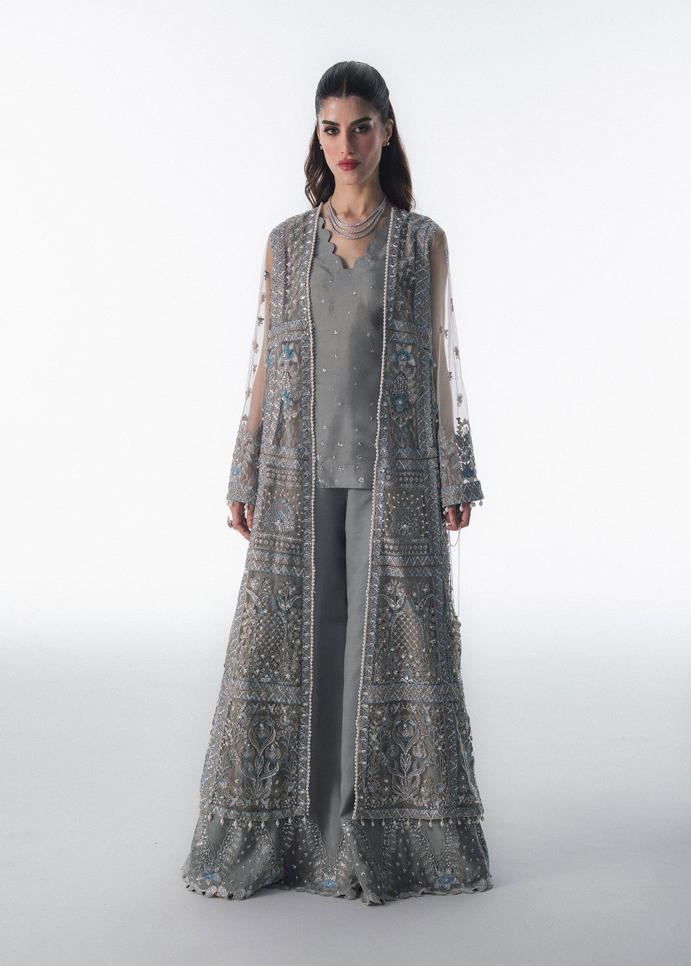 Sadaf Fawad Khan | Festive 25 | Overcast Whisper - Pakistani Designer Dress - by Sadaf Fawad Khan - Type : Ladies Clothes - 100% Original at Saira Sultan