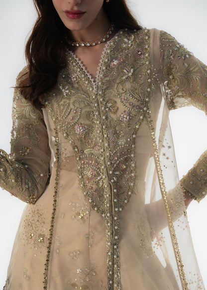 Sadaf Fawad Khan | Festive 25 | Ivory Celeste - Pakistani Designer Dress - by Sadaf Fawad Khan - Type : Ladies Clothes - 100% Original at Saira Sultan