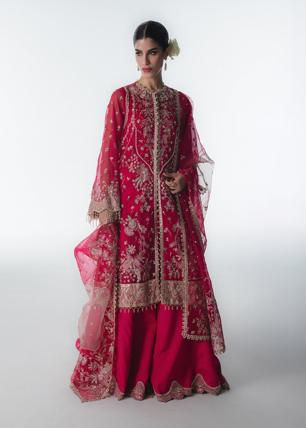 Sadaf Fawad Khan | Festive 25 | Fuschia Rose - Pakistani Designer Dress - by Sadaf Fawad Khan - Type : Ladies Clothes - 100% Original at Saira Sultan