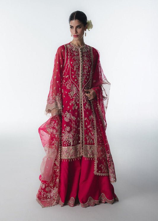 Sadaf Fawad Khan | Festive 25 | Fuschia Rose - Pakistani Designer Dress - by Sadaf Fawad Khan - Type : Ladies Clothes - 100% Original at Saira Sultan